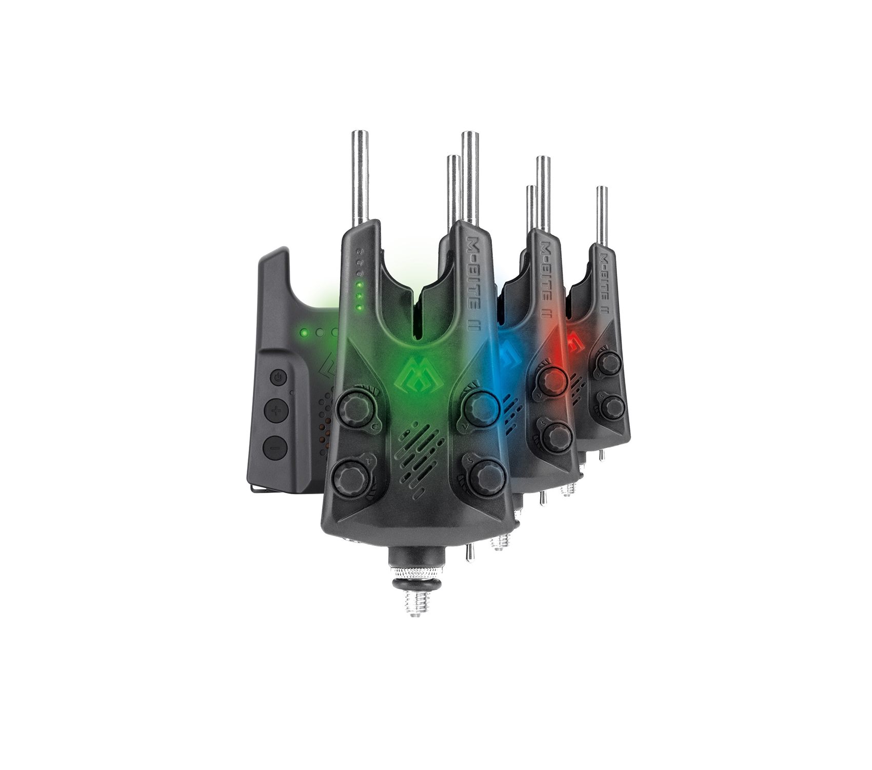 PACK 3 ALARMAS CARPFISHING INALAMBRICAS MIKADO M-BITE LL + RECEPTOR 220M