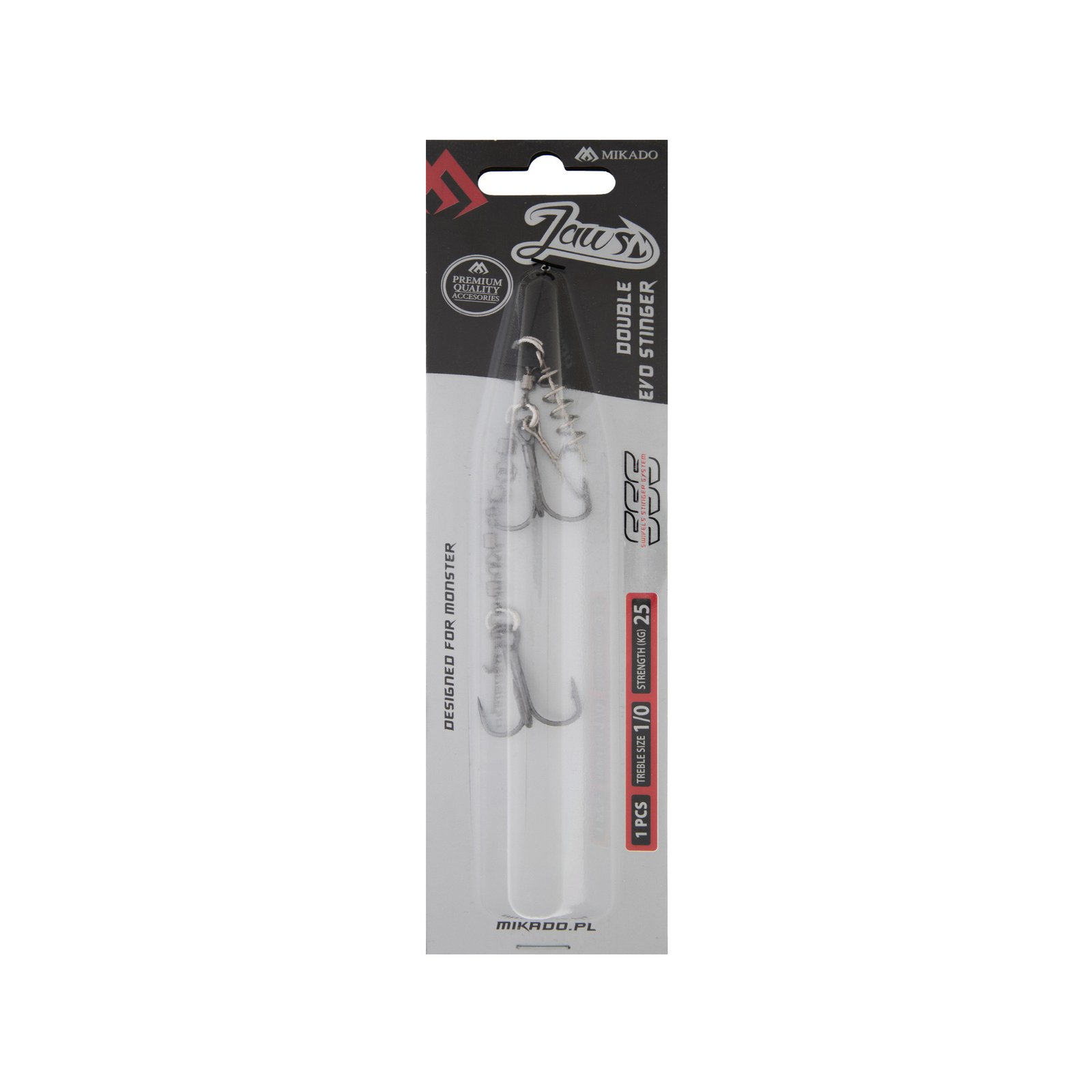 Stinger doble Mikado Jaws Double Evo – 25 kg y XL 35 kg - Imagen 2