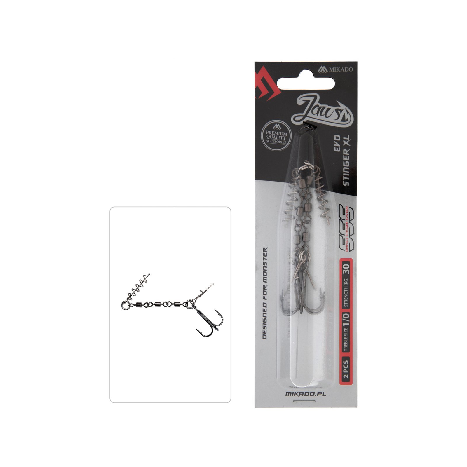 Stinger Mikado Jaws Evo – 25 kg y 30 kg – 2 unidades - Imagen 3