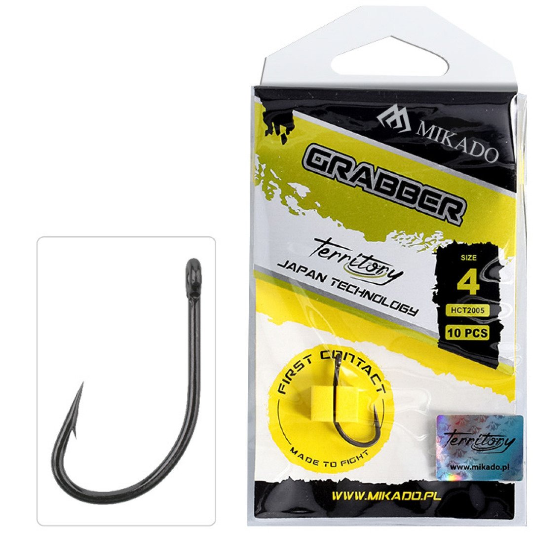 ANZUELOS DE CARPFISHING TEFLON COATED 10Pcs