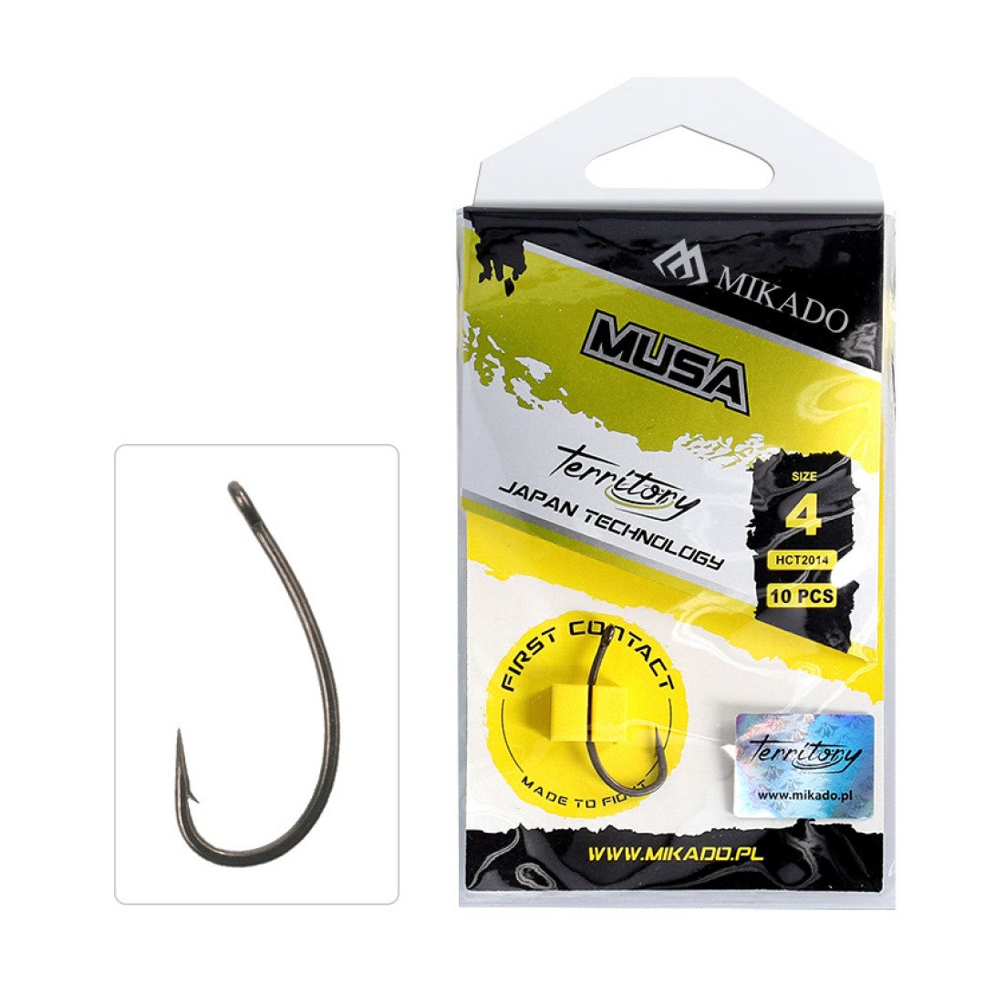 ANZUELOS MUSA PARA CARPFISHING 10Pcs