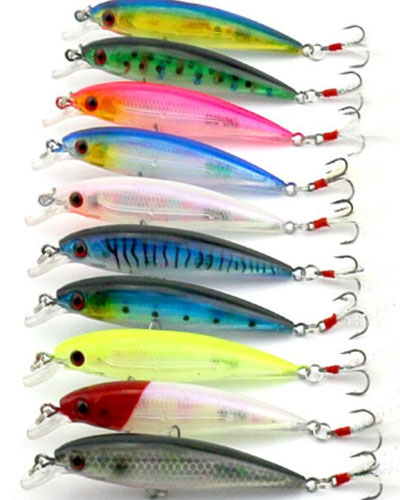 Señuelos de pesca duros